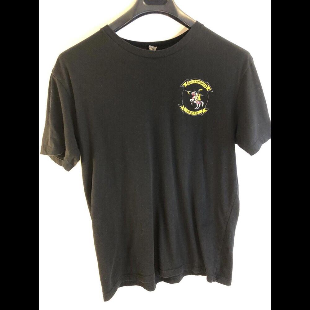 VMM-165 White Knights USMC T-Shirt Marines TILT ROTOR OSPREY AIRCRAFT SQD